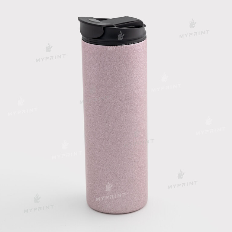 Термокружка для сублимации "Starbucks" Style №1 глиттер розовая 600 мл (10663)  Термокружка для сублимации "Starbucks" Style №1 глиттер розовая 600 мл (10663)