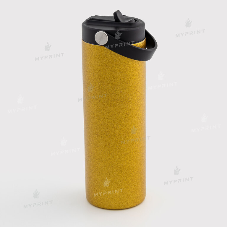 Thermal cup for sublimation "Starbucks" Style 3 golden glitter 600 ml (10670)  Thermal cup for sublimation "Starbucks" Style 3 golden glitter 600 ml (10670)