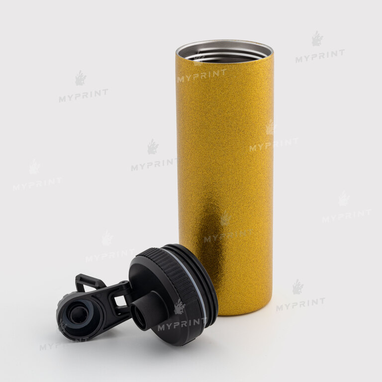 Thermal cup for sublimation "Starbucks" Style 4 golden glitter 600 ml (10671)  Thermal cup for sublimation "Starbucks" Style 4 golden glitter 600 ml (10671)