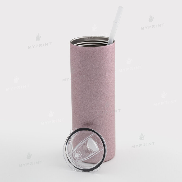 Thermal cup for sublimation "Starbucks" Style 5 glitter pink 600 ml (10667)  Thermal cup for sublimation "Starbucks" Style 5 glitter pink 600 ml (10667)
