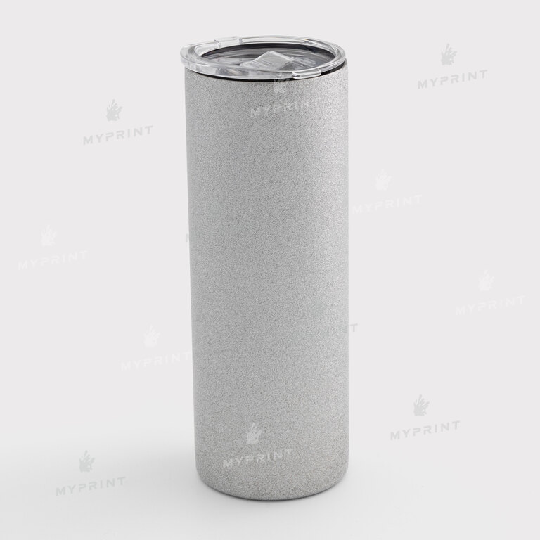Thermal cup for sublimation "Starbucks" Style 5 glitter silver 600 ml (10677)  Thermal cup for sublimation "Starbucks" Style 5 glitter silver 600 ml (10677)