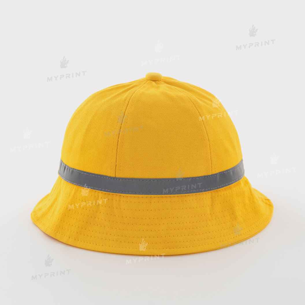 Панама дитяча зі світловідбиваючою смужкою жовта (11157) - фото 1 Панама дитяча зі світловідбиваючою смужкою жовта (11157) - фото 1 - Заготовки для сублімації