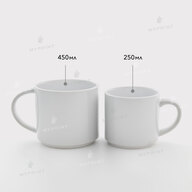 Кружка для сублимации белая складывающаяся одна на другую 8 Oz (250 мл) (11744) - фото 4 Кружка для сублимации белая складывающаяся одна на другую 8 Oz (250 мл) (11744) - фото 4 - Заготовки для сублимации