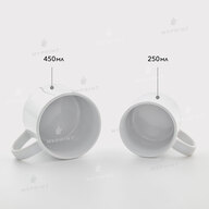 Кружка для сублимации белая складывающаяся одна на другую 8 Oz (250 мл) (11744) - фото 5 Кружка для сублимации белая складывающаяся одна на другую 8 Oz (250 мл) (11744) - фото 5 - Заготовки для сублимации