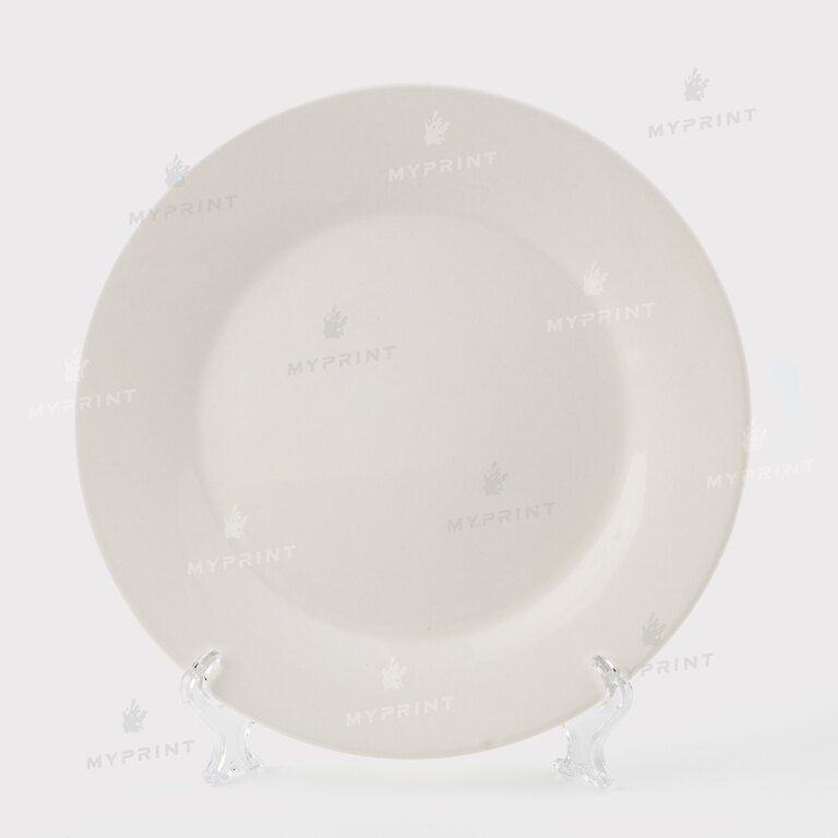 Тарелка для сублимации белая d = 20 см (6319) 