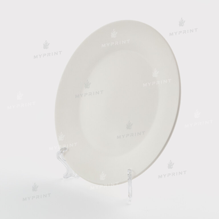Тарелка для сублимации белая d = 20 см (6319) 