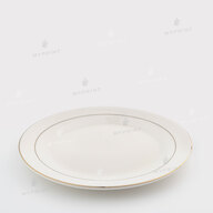 Sublimation plate white with gold rim d = 25 cm (11746) - фото 3 Sublimation plate white with gold rim d = 25 cm (11746) - фото 3 - Blanks for sublimation