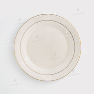 Sublimation plate white with gold rim d = 25 cm (11746) - фото 8 Sublimation plate white with gold rim d = 25 cm (11746) - фото 8 - Blanks for sublimation