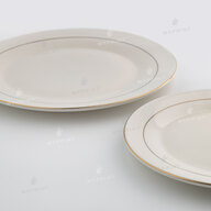 Sublimation plate white with gold rim d = 25 cm (11746) - фото 9 Sublimation plate white with gold rim d = 25 cm (11746) - фото 9 - Blanks for sublimation