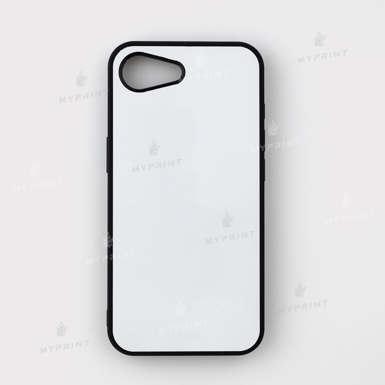 Чехол для сублимации 2D силиконовый (TPU) для iPhone 16e черный (11798)  Чехол для сублимации 2D силиконовый (TPU) для iPhone 16e черный (11798)