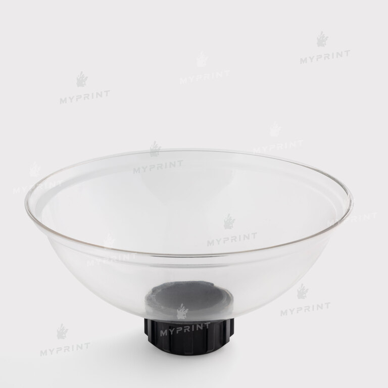 Acrylic round transparent exhaust nozzle (31 cm) for 75 mm pipe (11728)  Acrylic round transparent exhaust nozzle (31 cm) for 75 mm pipe (11728)