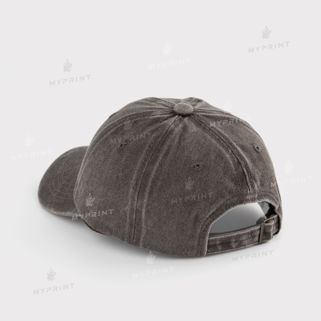 Six-blade cap cotton Vintage children's shabby brown (12040) - фото 3 Six-blade cap cotton Vintage children's shabby brown (12040) - фото 3 - Blanks for sublimation