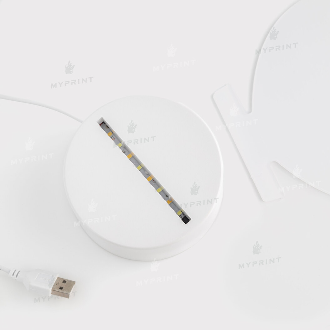 Акрилова фоторамка для сублімації з LED-підсвіткою та пластиковою підставкою у формі серця (12029) - фото 5 Акрилова фоторамка для сублімації з LED-підсвіткою та пластиковою підставкою у формі серця (12029) - фото 5 - Заготовки для сублімації