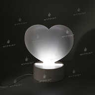 Акрилова фоторамка для сублімації з LED-підсвіткою та пластиковою підставкою у формі серця (12029) - фото 6 Акрилова фоторамка для сублімації з LED-підсвіткою та пластиковою підставкою у формі серця (12029) - фото 6 - Заготовки для сублімації