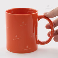 Чашка повністю кольорова Full Color помаранчева 11 Oz (330 мл) (12089) - фото 2 - Заготовки для друку