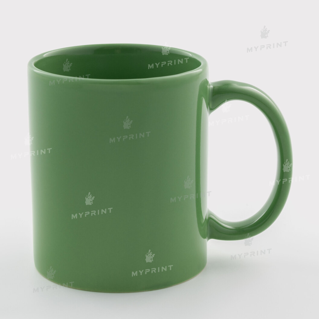 Cup Full Color green 11 Oz (330 ml) (12090) - фото 1 - Blanks for printing