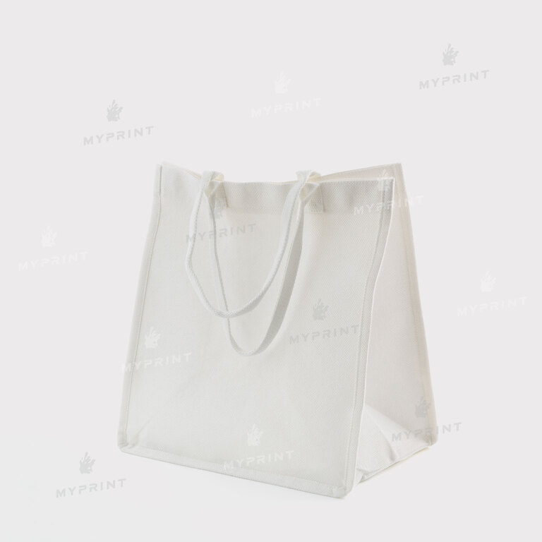 Сумка для сублімації (Tote bag) біла лляна 30*32,5*18,5 см (12122)  Сумка для сублімації (Tote bag) біла лляна 30*32,5*18,5 см (12122)
