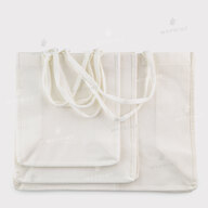 Сумка для сублімації (Tote bag) біла лляна 30*32,5*18,5 см (12122) - фото 6 Сумка для сублімації (Tote bag) біла лляна 30*32,5*18,5 см (12122) - фото 6 - Заготовки для сублімації