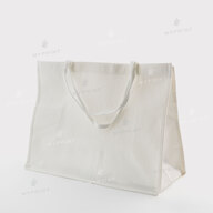 Сумка для сублімації (Tote bag) біла лляна 45*34*18,5 см (12123) - фото 1 Сумка для сублімації (Tote bag) біла лляна 45*34*18,5 см (12123) - фото 1 - Заготовки для сублімації