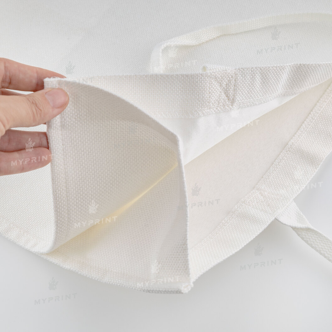 Сумка для сублімації (Tote bag) біла лляна 45*34*18,5 см (12123) - фото 4 Сумка для сублімації (Tote bag) біла лляна 45*34*18,5 см (12123) - фото 4 - Заготовки для сублімації