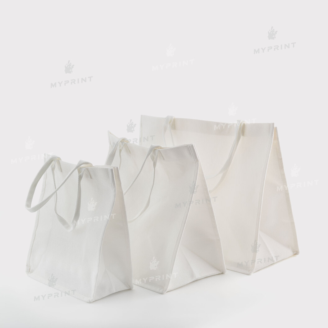 Сумка для сублімації (Tote bag) біла лляна 45*34*18,5 см (12123) - фото 7 Сумка для сублімації (Tote bag) біла лляна 45*34*18,5 см (12123) - фото 7 - Заготовки для сублімації