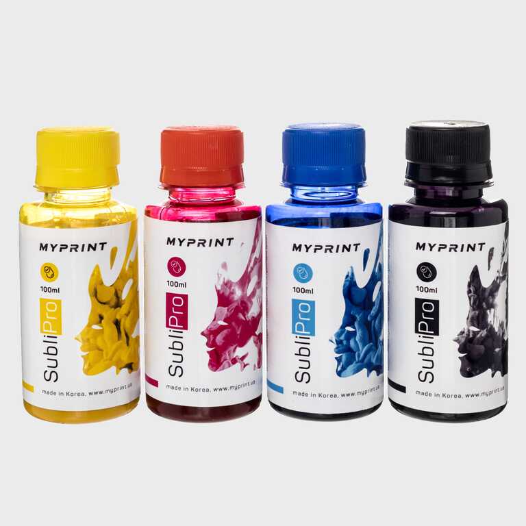 Комплект сублімаційних чорнил My Print SubliPro (4*100 мл) (6691)  Комплект сублімаційних чорнил My Print SubliPro (4*100 мл) (6691)