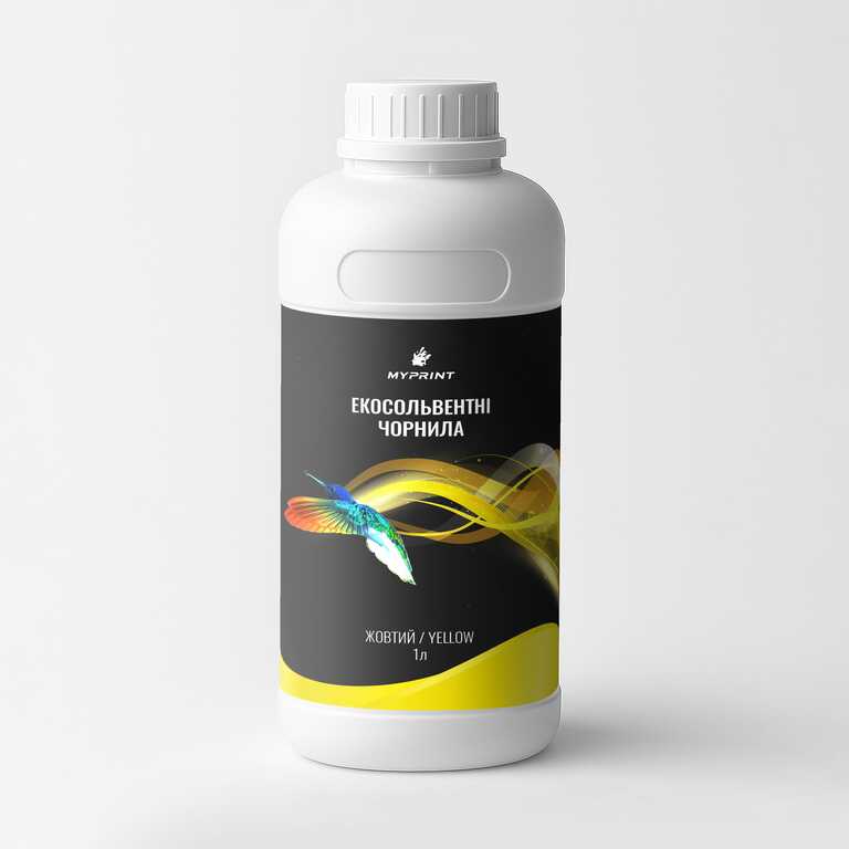Eco-solvent ink My Print (1 l) yellow (9598)  Eco-solvent ink My Print (1 l) yellow (9598)