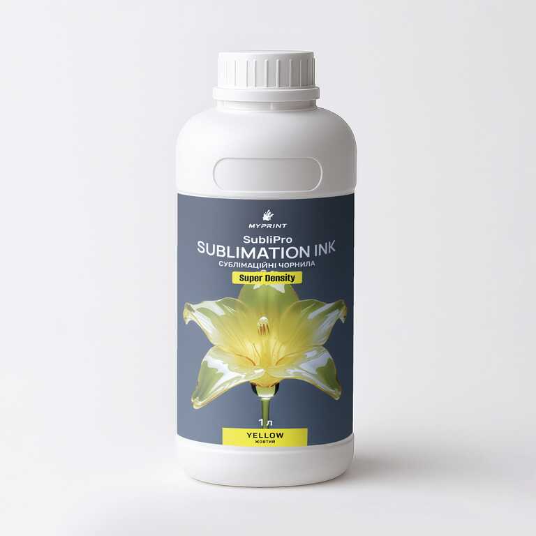 Cублімаційні чорнила My Print SubliPro Super Density (1 л) yellow (11175)  Cублімаційні чорнила My Print SubliPro Super Density (1 л) yellow (11175)