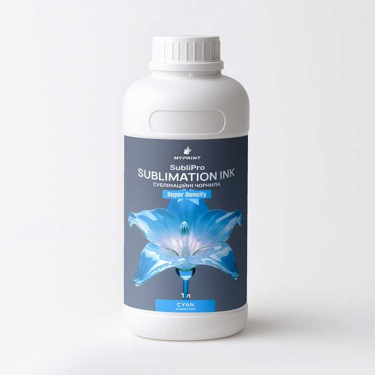Cублімаційні чорнила My Print SubliPro Super Density (1 л) cyan (11174)  Cублімаційні чорнила My Print SubliPro Super Density (1 л) cyan (11174)