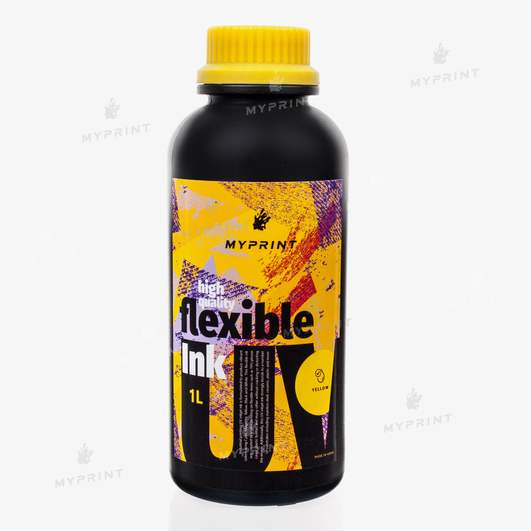 Ink for UV printing My Print UV LED flexible (1 l) yellow (8332) - фото 1 Ink for UV printing My Print UV LED flexible (1 l) yellow (8332) - фото 1 - Consumables for printing