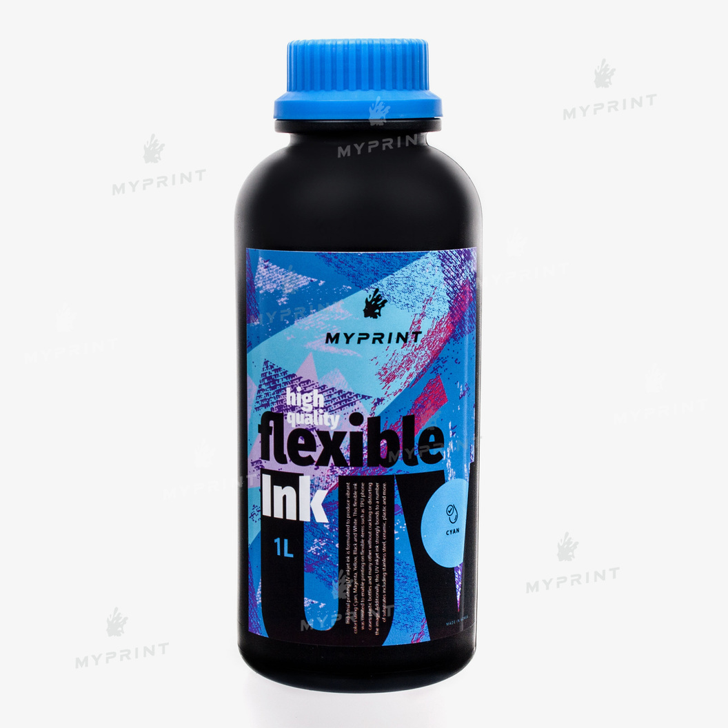 Ink for UV printing My Print UV LED flexible (1 l) cyan (8330) - фото 1 Ink for UV printing My Print UV LED flexible (1 l) cyan (8330) - фото 1 - Consumables for printing
