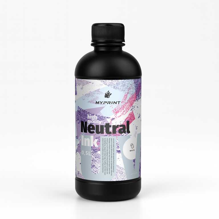 Чернила для УФ печати My Print UV LED neutral (0,5 л) white (9606)  Чернила для УФ печати My Print UV LED neutral (0,5 л) white (9606)