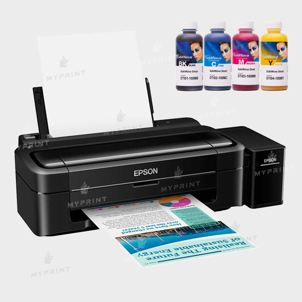 Сублімаційний принтер Epson L132 з вбудованою СНПЧ з чорнилами DTI InkTec (6367) - фото 1 - Обладнання для друку
