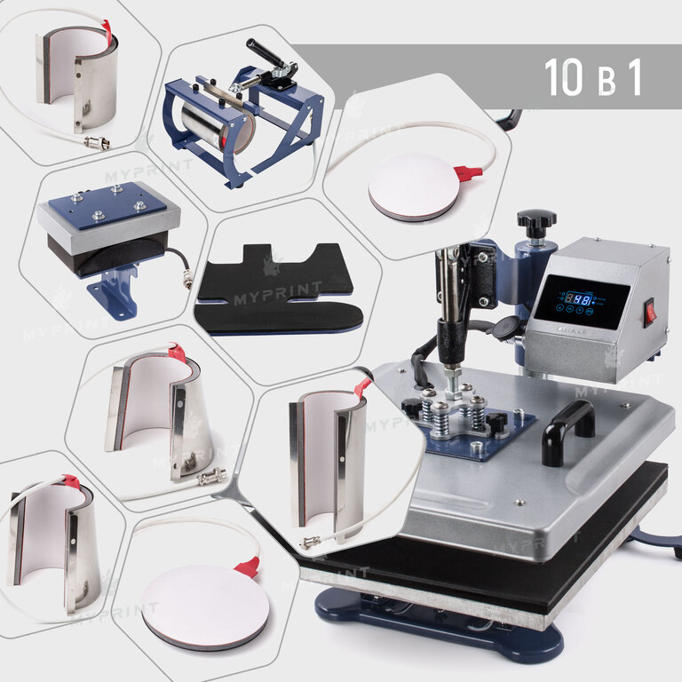 Multifunctional heat press HP 10 in 1 38*38 cm (11821)  Multifunctional heat press HP 10 in 1 38*38 cm (11821)