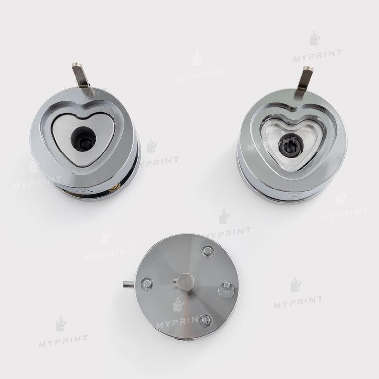 Змінна насадка станка для значків серце 52*57 мм (11421) 