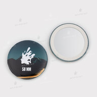 Заготовка для закатного дзеркала з пластиковим обідком 58 мм My Print mb58pr (11897) - фото 1 Заготовка для закатного дзеркала з пластиковим обідком 58 мм My Print mb58pr (11897) - фото 1 - Обладнання і заготовки для значків магнітів брелоків