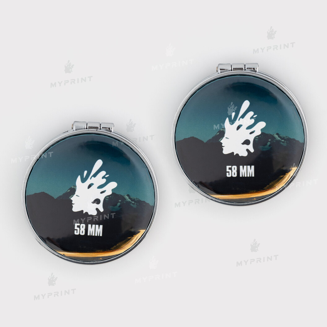 Заготовка для закатного дзеркала двостороннього 58 мм My Print mb58ds (11899) - фото 1 Заготовка для закатного дзеркала двостороннього 58 мм My Print mb58ds (11899) - фото 1 - Обладнання і заготовки для значків магнітів брелоків