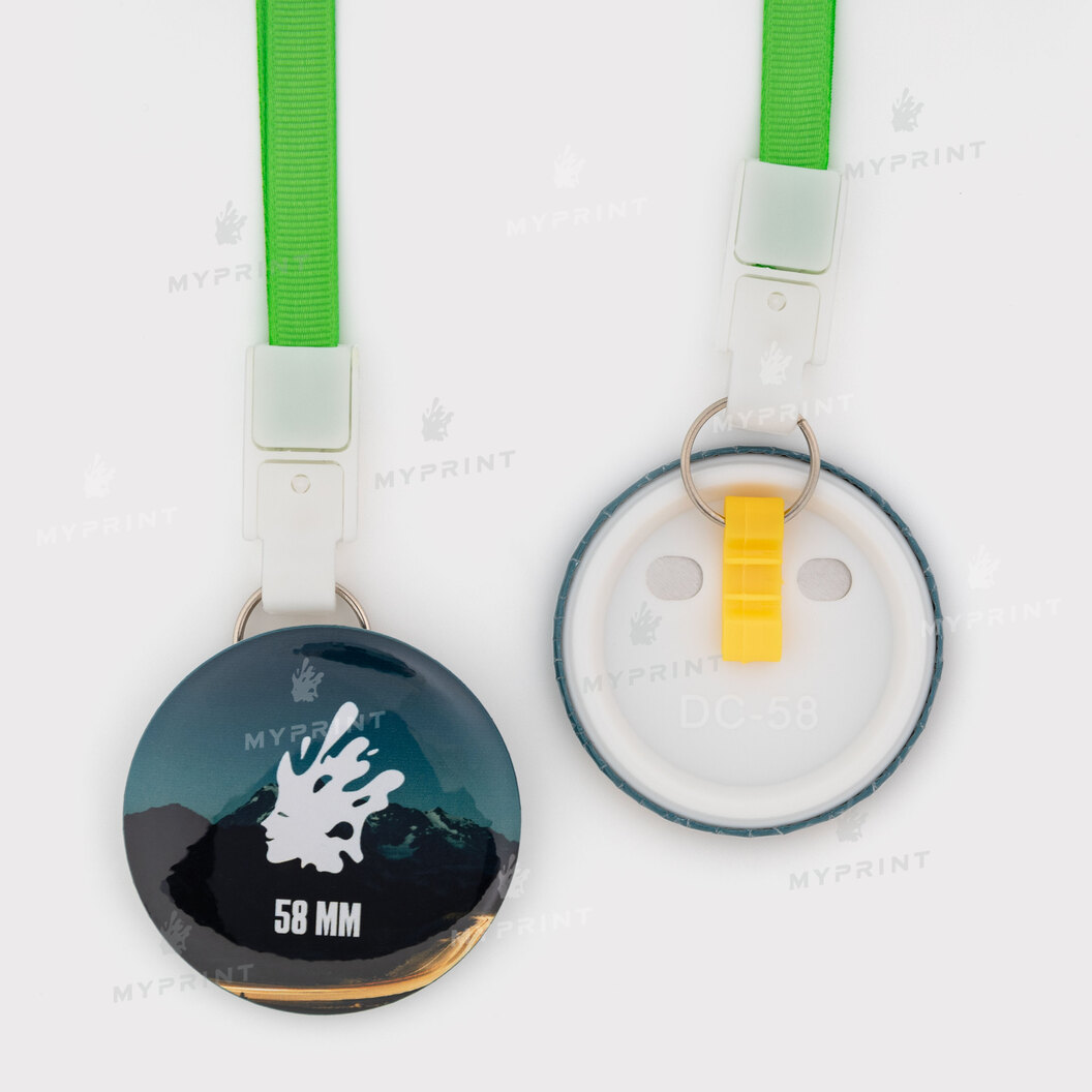 Заготовка для закатної медалі 58 мм з салатовою стрічкою My Print ptb58 (11913) - фото 1 Заготовка для закатної медалі 58 мм з салатовою стрічкою My Print ptb58 (11913) - фото 1 - Обладнання і заготовки для значків магнітів брелоків