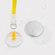 Заготовка для закатної медалі 58 мм з жовтою стрічкою My Print ptb58 (11914) - фото 2 Заготовка для закатної медалі 58 мм з жовтою стрічкою My Print ptb58 (11914) - фото 2 - Обладнання і заготовки для значків магнітів брелоків