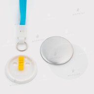 Заготовка для закатної медалі 58 мм з блакитною стрічкою My Print ptb58 (11915) - фото 2 Заготовка для закатної медалі 58 мм з блакитною стрічкою My Print ptb58 (11915) - фото 2 - Обладнання і заготовки для значків магнітів брелоків