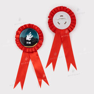 Blank for 58 mm rosette medal red My Print rb58p (11931) - фото 1 Blank for 58 mm rosette medal red My Print rb58p (11931) - фото 1 - Equipment and blanks for badges magnets key rings