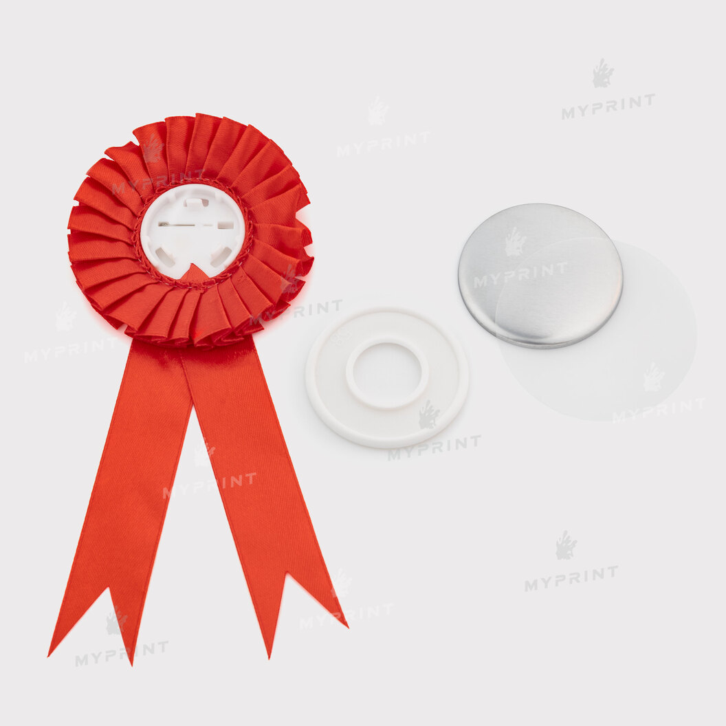 Blank for 58 mm rosette medal red My Print rb58p (11931) - фото 2 Blank for 58 mm rosette medal red My Print rb58p (11931) - фото 2 - Equipment and blanks for badges magnets key rings