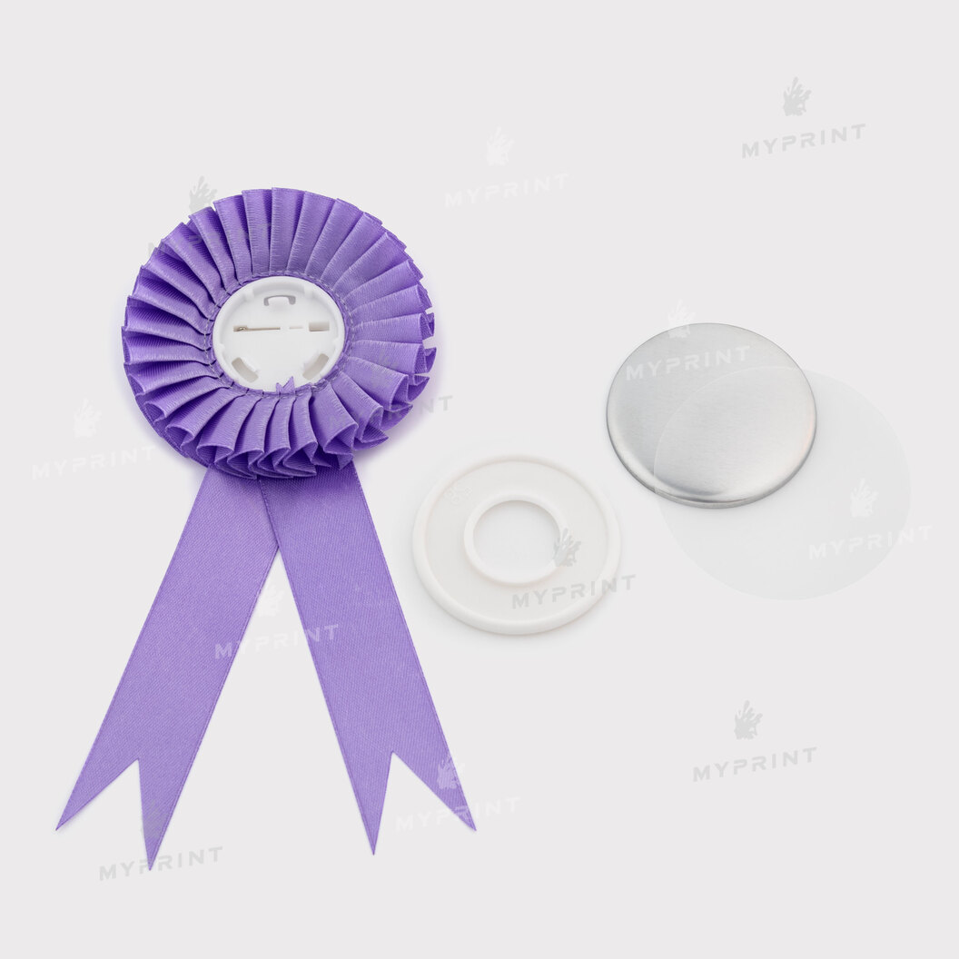 Blank for 58 mm rosette medal purple My Print rb58p (11935) - фото 2 Blank for 58 mm rosette medal purple My Print rb58p (11935) - фото 2 - Equipment and blanks for badges magnets key rings
