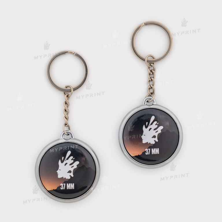 Blank for 37 mm double-sided button keychain My Print mk37ds (11881)  Blank for 37 mm double-sided button keychain My Print mk37ds (11881)