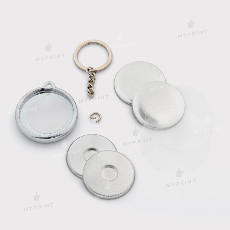 Blank for 37 mm double-sided button keychain My Print mk37ds (11881)  Blank for 37 mm double-sided button keychain My Print mk37ds (11881)