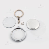 Blank for 37 mm mirror button keychain My Print mmk37sk (11889) - фото 2 Blank for 37 mm mirror button keychain My Print mmk37sk (11889) - фото 2 - Equipment and blanks for badges magnets key rings