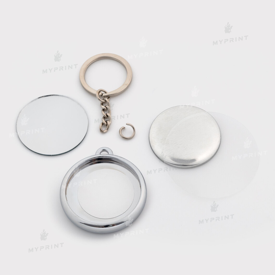 Blank for 37 mm mirror button keychain My Print mmk37sk (11889) - фото 2 Blank for 37 mm mirror button keychain My Print mmk37sk (11889) - фото 2 - Equipment and blanks for badges magnets key rings