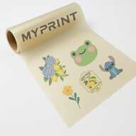 DTF друк на перламутровій золотистій плівці 1 пог. м. (1*0,4 м) (10225) - фото 1 - Послуги друку