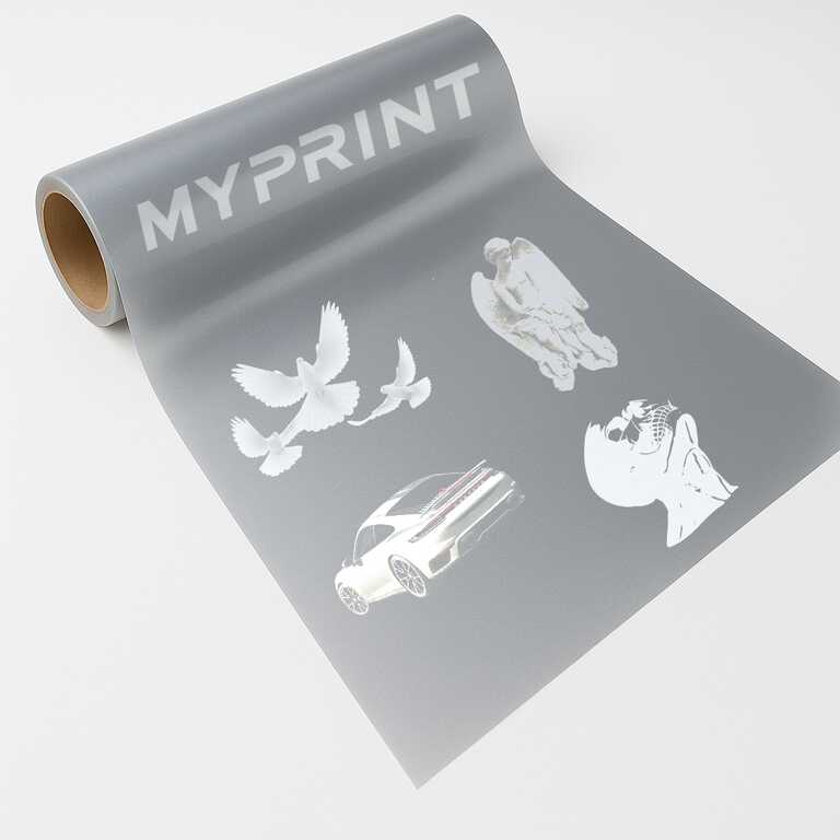 DTF друк на світловідбивній плівці 1 пог. м. (1*0,4 м) (10247) 