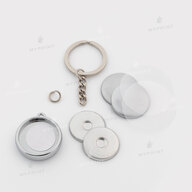 Blank for 25 mm double-sided button keychain My Print mk25ds (11879) - фото 2 Blank for 25 mm double-sided button keychain My Print mk25ds (11879) - фото 2 - Equipment and blanks for badges magnets key rings
